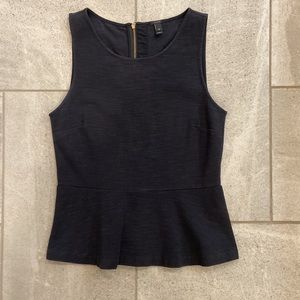 JCREW Peplum Top, Size XS